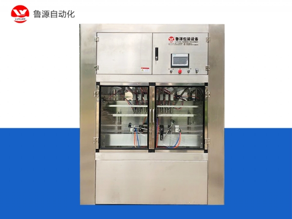 蜂蜜醬料等粘稠液體伺服自動灌裝機